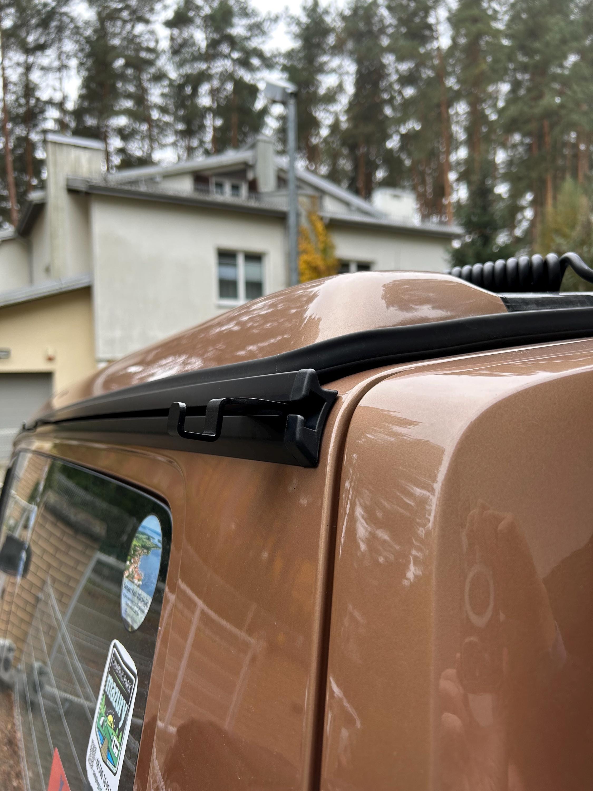 Aluminum Hooks for VW T5 T6 T6.1 T7 California Bulli Piping Rail