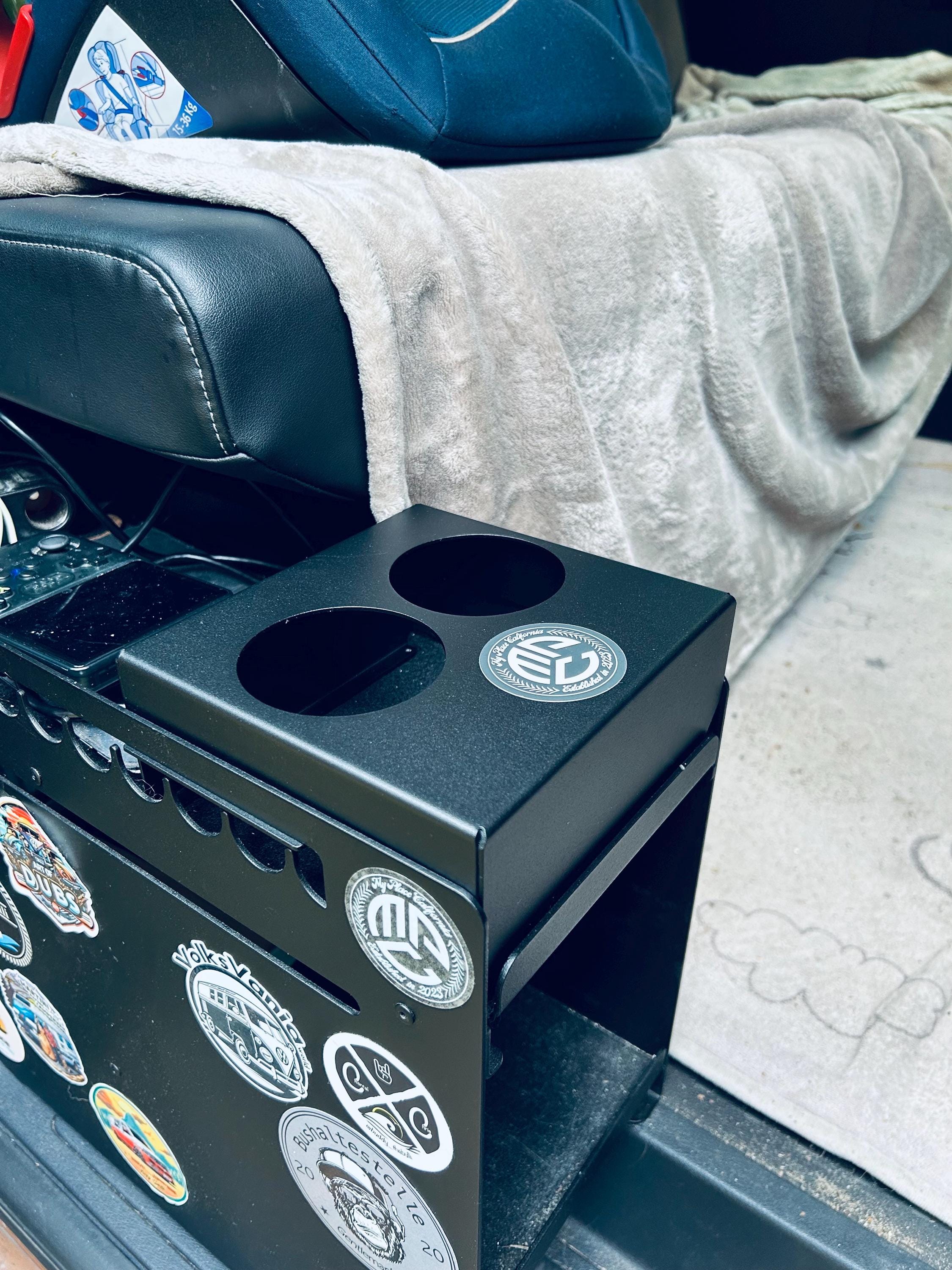 Aluminum Cup Holder for Our Shoe Box Volskwagen California