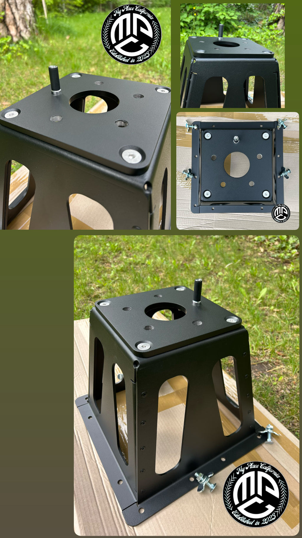 Spare wheel holder module, for our molle board/rear  carrier system