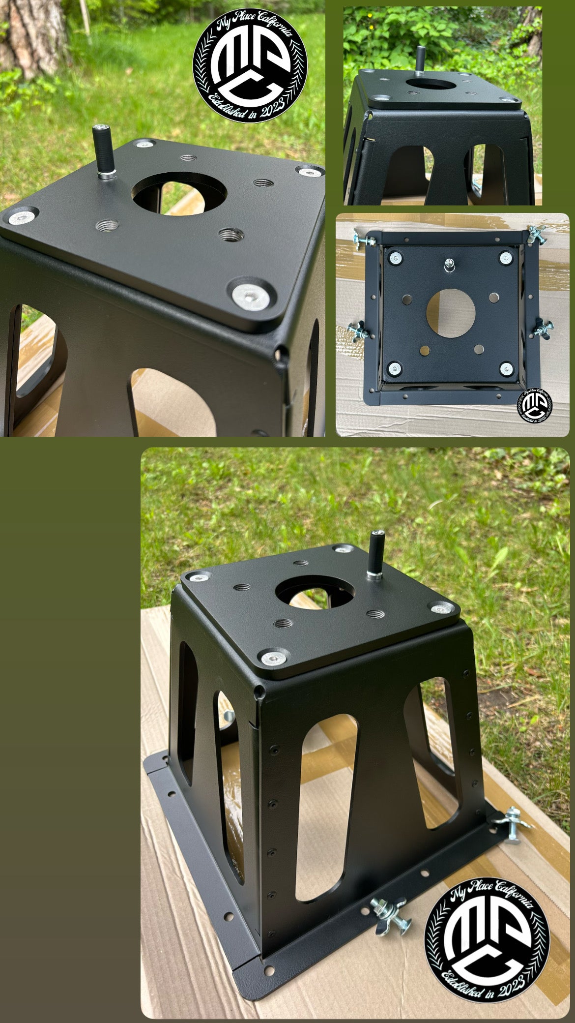 Spare wheel holder module, for our molle board/rear  carrier system