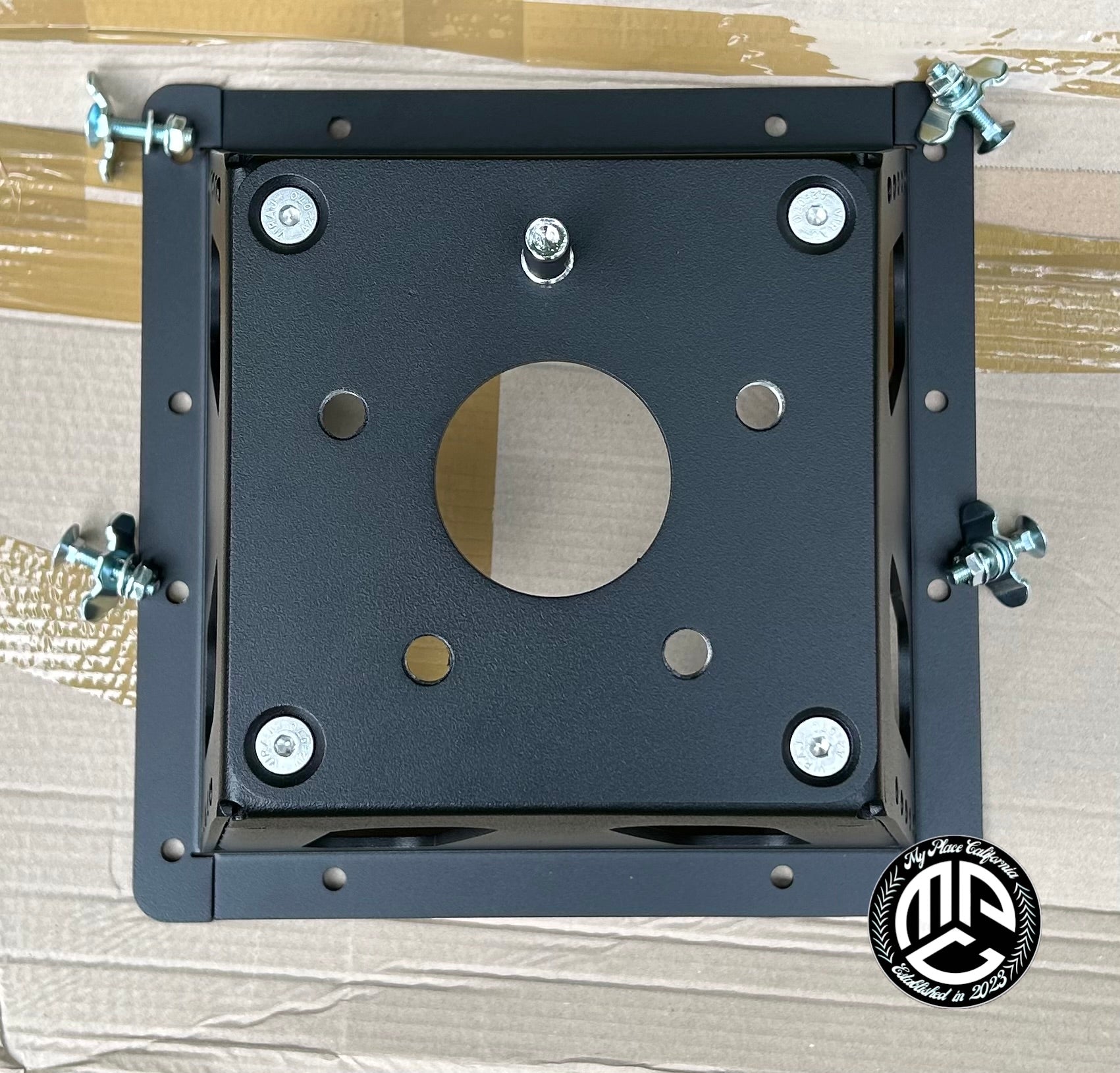Spare wheel holder module, for our molle board/rear  carrier system