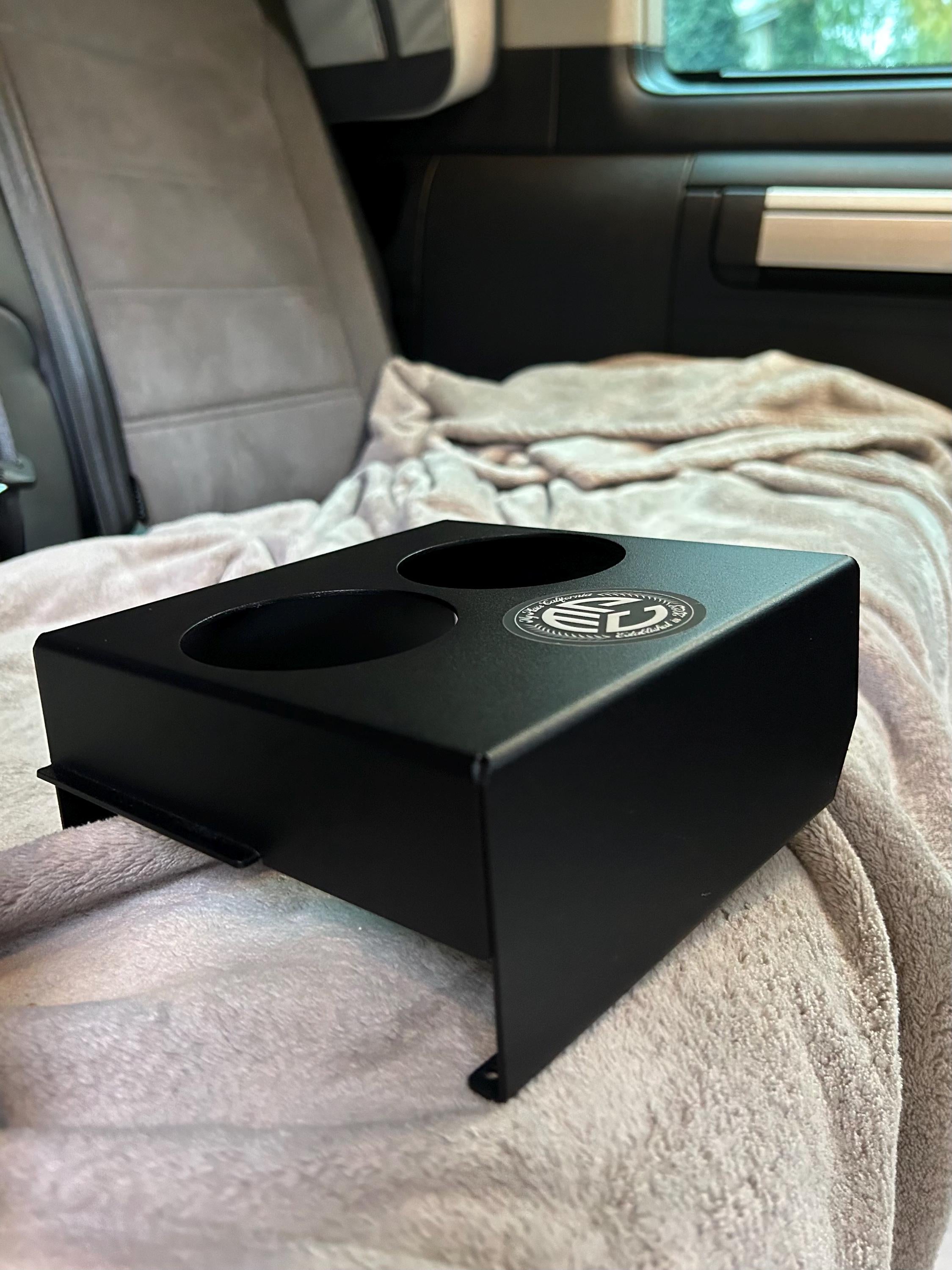 Aluminum Cup Holder for Our Shoe Box Volskwagen California