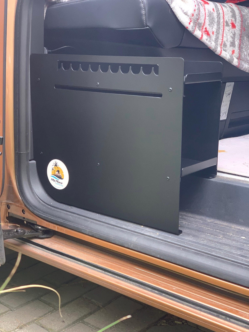 VW California shoe box: left sliding door, aluminum frame