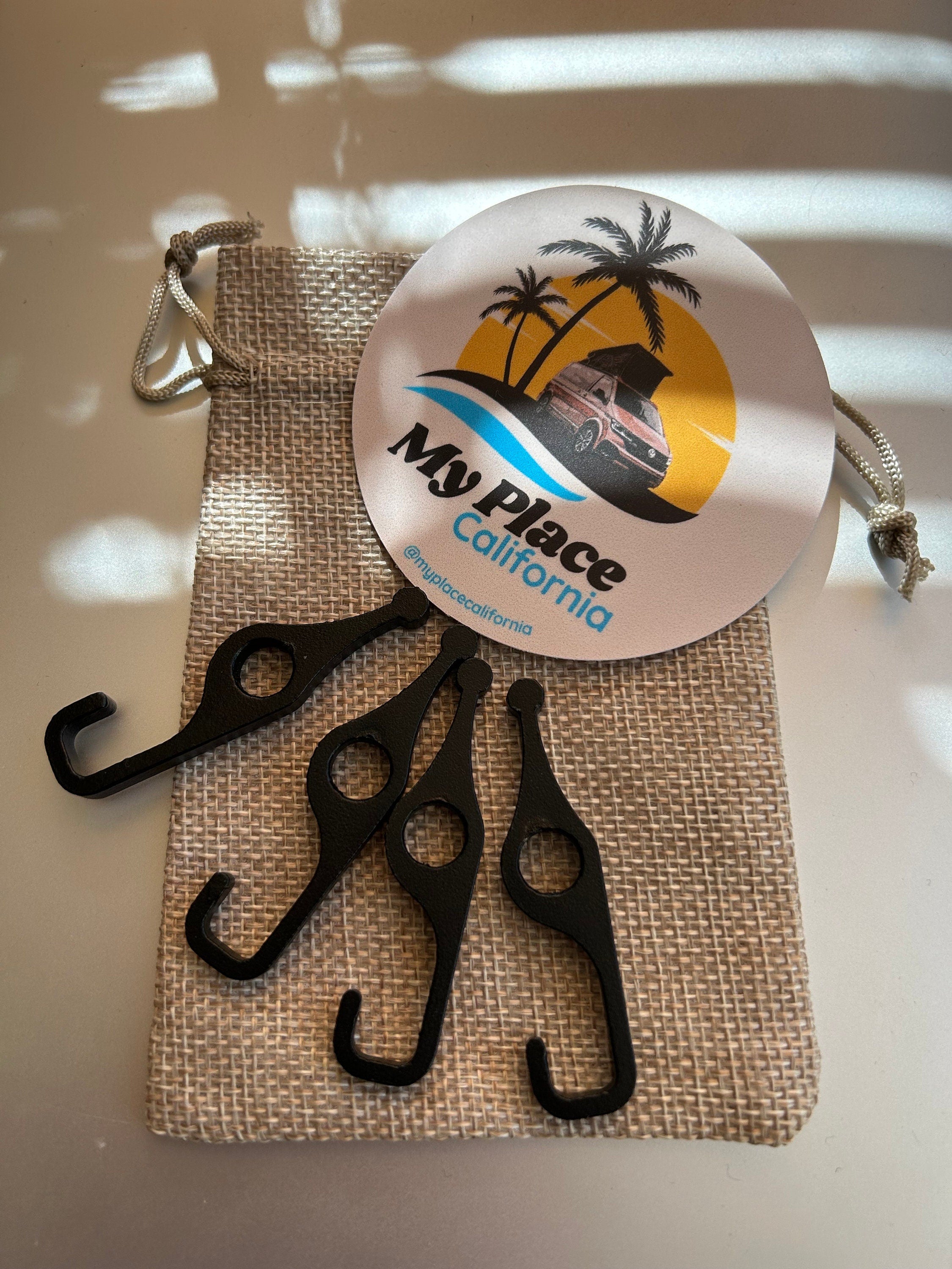 Awning Aluminium Hooks for you VW. Compatible with Thule  Omnistor Awning.vwt5-vwt7